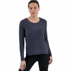 Geena Xo L/S Pullover Knt Blue