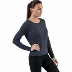 Geena Xo L/S Pullover Knt Blue