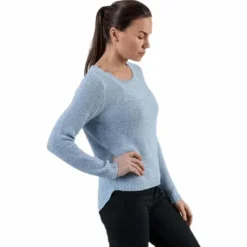 Geena Xo L/S Pullover Knt Blue