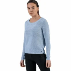 Geena Xo L/S Pullover Knt Blue
