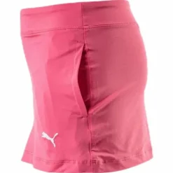 Girls Solid Knit Skirt Pink