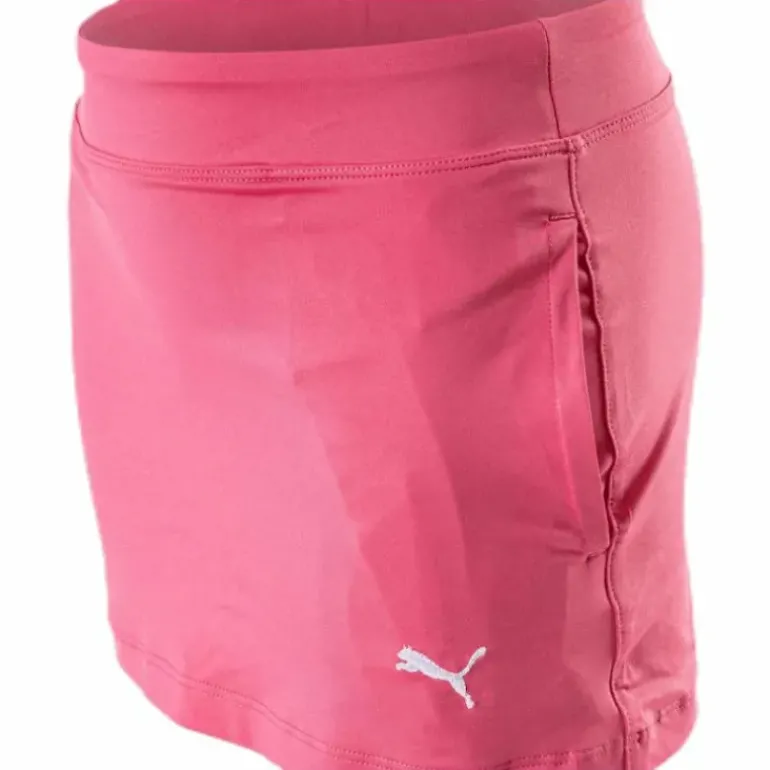 Girls Solid Knit Skirt Pink