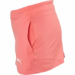 Girls Solid Knit Skirt Pink