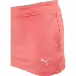 Girls Solid Knit Skirt Pink