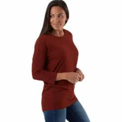 Glamour 3/4 Top Jrs Red