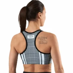 GLNCHCK 1 Sports Bra White/Black