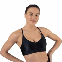 Gloss Bra Top Black
