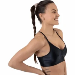 Gloss Bra Top Black