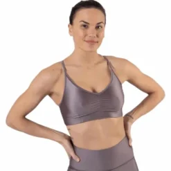 Gloss Bra Top Purple