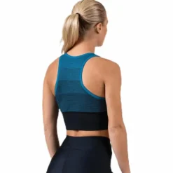 Gradient Seamless Top Blue