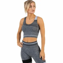 Halley Seamless Bra Black/Grey