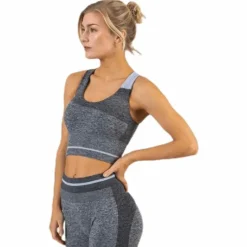 Halley Seamless Bra Black/Grey