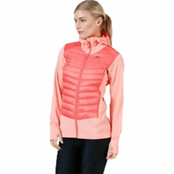 Haloes Down Hybrid Hoodie Pink