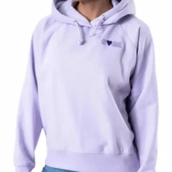 Heart Logo Hood Purple