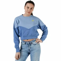 Heritage Fleece Crew Blue