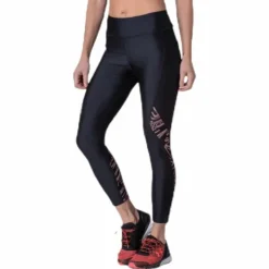 HG Armour Printed Panel Ankle Crop Black