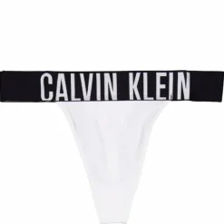 High Leg Thong White