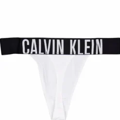 High Leg Thong White