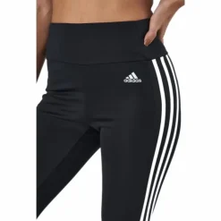 High Rise 3-Stripes 7/8 Tights Black / White