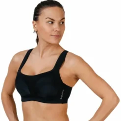 High Support Sports Bra D Black