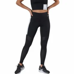 High Waist Block Tight Black