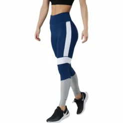 High Waist Block Tight Blue