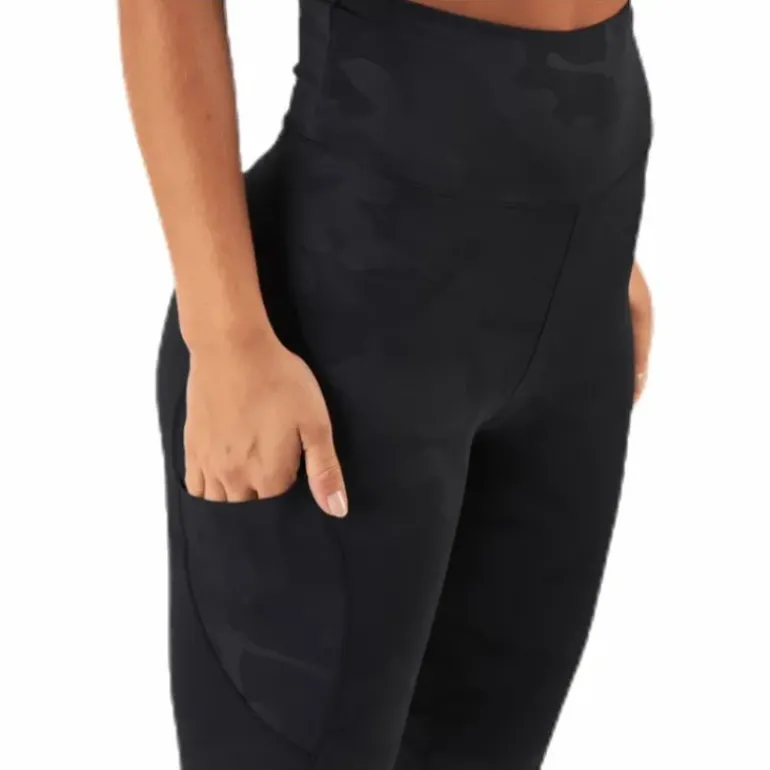 High Waist Leggings Patterned/Black