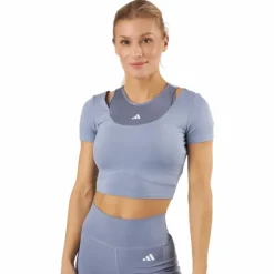 HIIT AEROREADY Crop Training T-Shirt Silvio