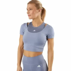 HIIT AEROREADY Crop Training T-Shirt Silvio