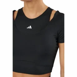 HIIT AEROREADY Crop Training T-Shirt Black