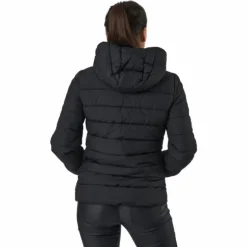 Hooded Polyfilled Jacket Black Beauty