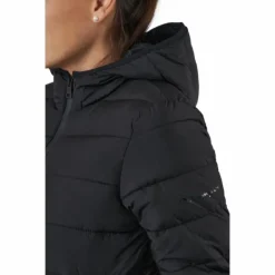 Hooded Polyfilled Jacket Black Beauty