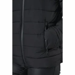 Hooded Polyfilled Jacket Black Beauty