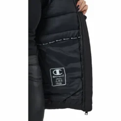 Hooded Polyfilled Jacket Black Beauty