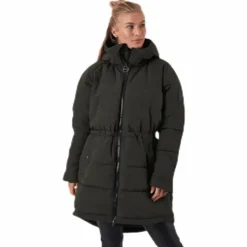Hourglass Puffer Jacket Green