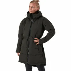 Hourglass Puffer Jacket Green