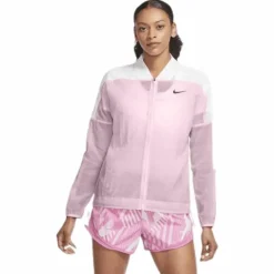 Icon Clash jacket Pink/White