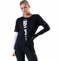 Icon Clash Sphere Top Crew Black