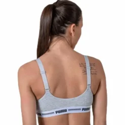 Iconic Padded Top Grey