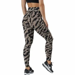 Iconic Printed 7/8 Tights Escape Grey