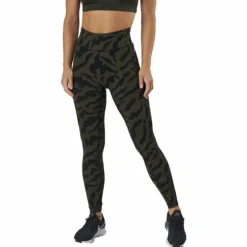 Iconic Printed 7/8 Tights Escape Green