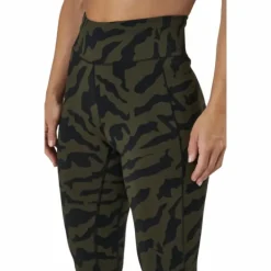 Iconic Printed 7/8 Tights Escape Green