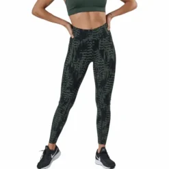 Iconic Printed 7/8 Tights Green
