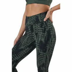 Iconic Printed 7/8 Tights Green