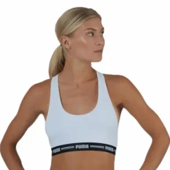 Iconic Racer Back Top White