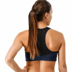 Iconic Wool Sports Bra Blue
