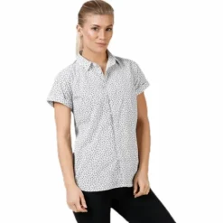 Idun SS Shirt Patterned/White