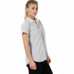 Idun SS Shirt Patterned/White