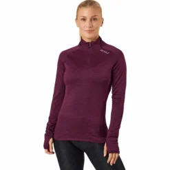 Ignition 1/4 Zip Beet/silver Reflective