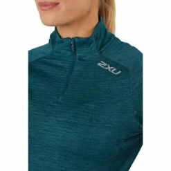 Ignition 1/4 Zip Deep Jade/silver Reflective
